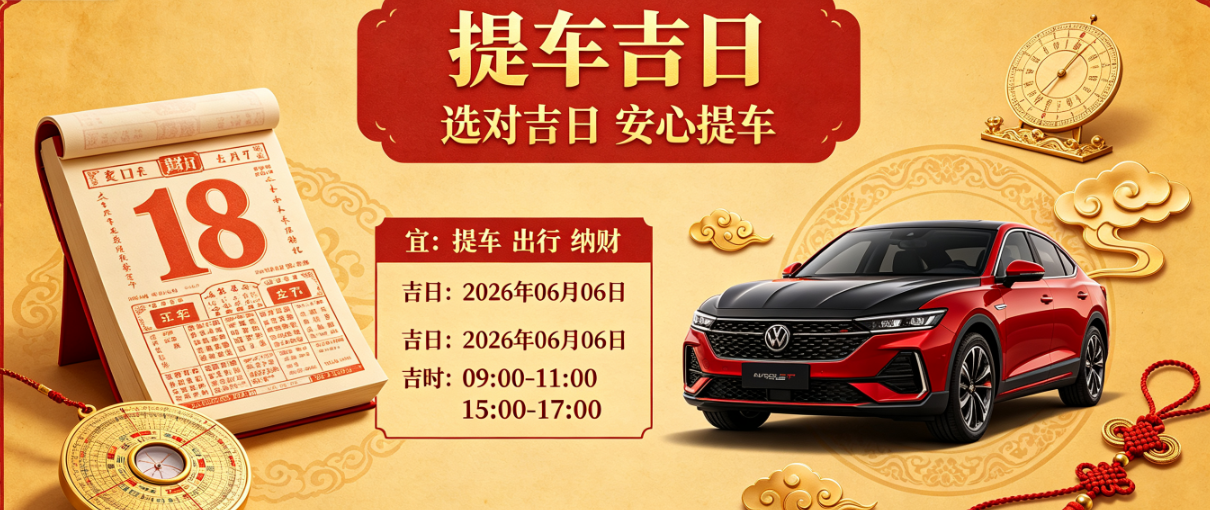 提车吉时示意图
