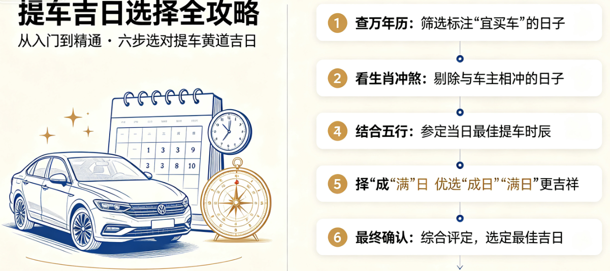 本月提车吉日推荐