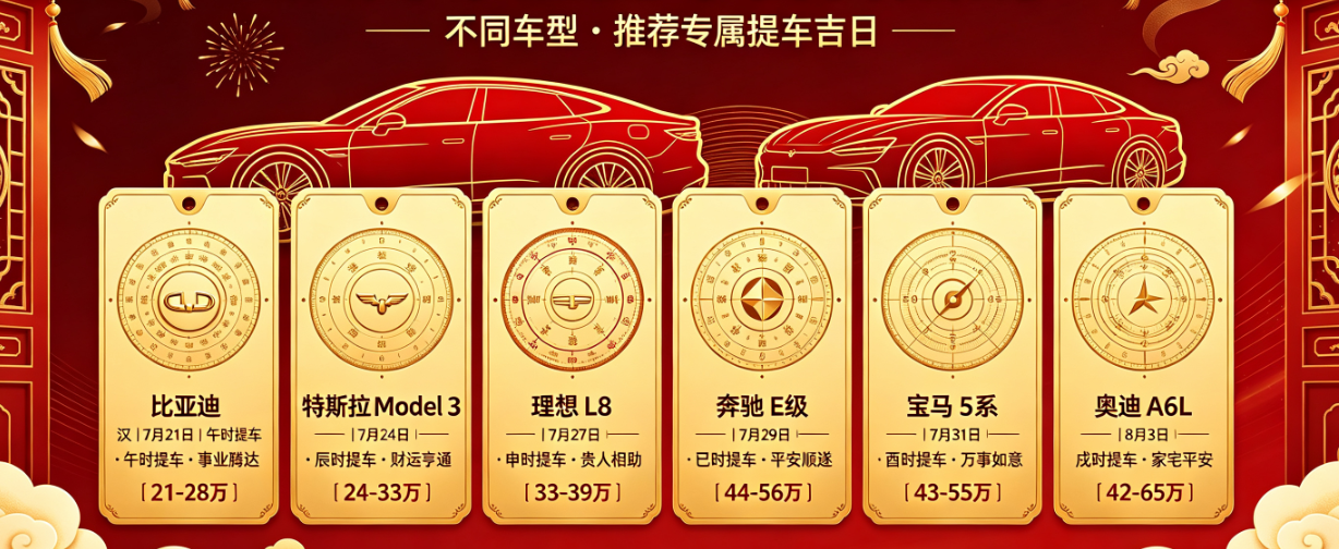 提车吉日选择攻略流程图